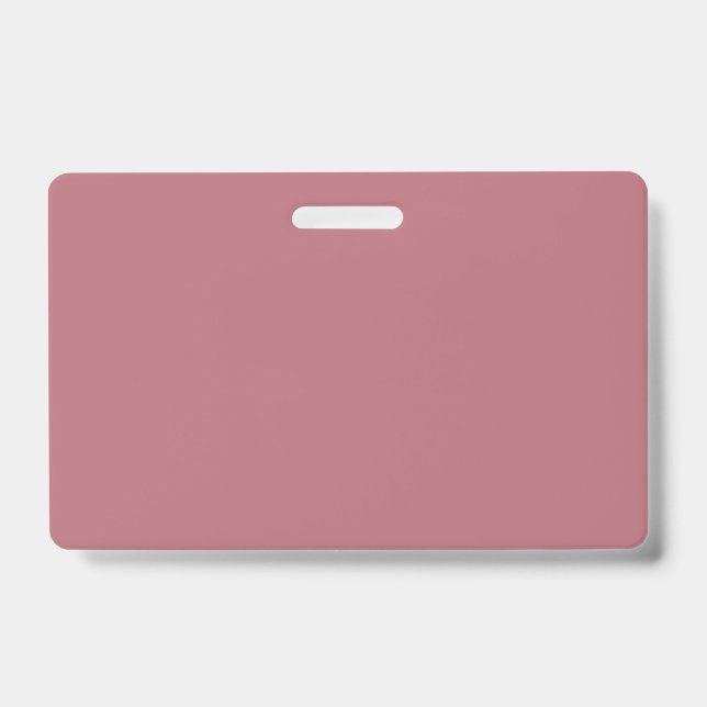 Badge PVC Or Rose Personnalisé (Avant)