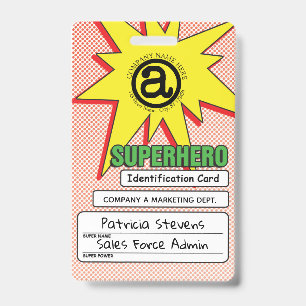 Badge PVC Super-héros