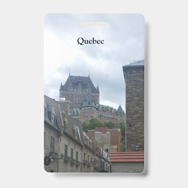 Badge Quartier historique de la ville de Québec   (Avant)