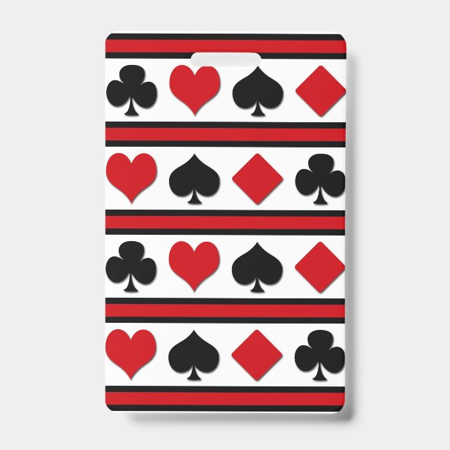 Badge Quatre couleurs de cartes (Avant)