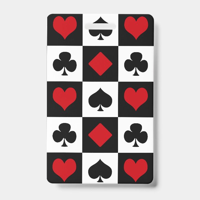 Badge Quatre couleurs de cartes (Avant)