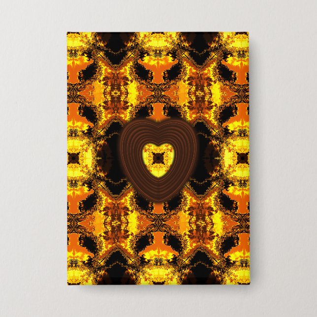 Badge Qu'est-ce que l'amour (Recto)