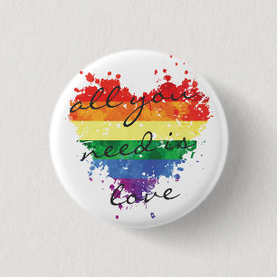 Badge - Rainbow Heart Tout ce dont vous avez besoi