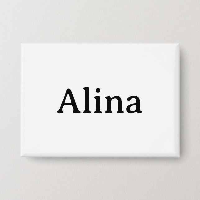 Badge Rectangle de promotion de marque simple 3,5" x 2,5 (Recto)