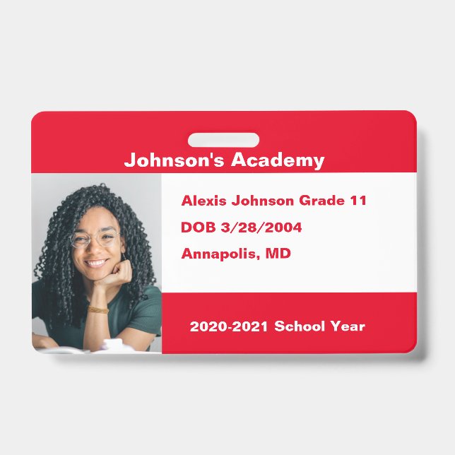 Badge Red Do It Yself Custom Homeschool Photo (Avant)
