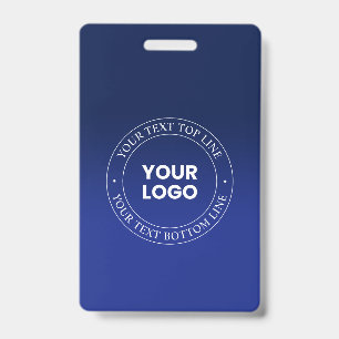 Badge Remplacement facile de logo et de texte Dégradé