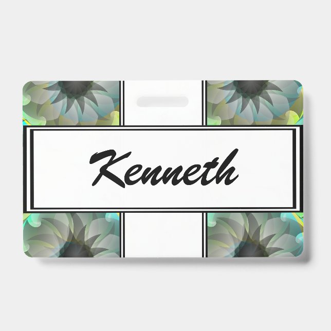 Badge Requin spiral par Kenneth Yoncich (Avant)