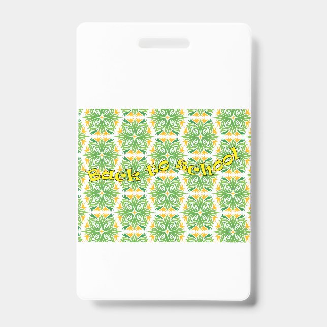 Badge Retour à l'école (Avant)