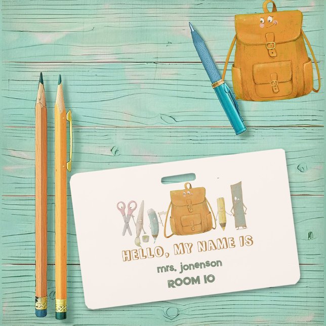 Badge Retour à l'école amis (Créateur téléchargé)