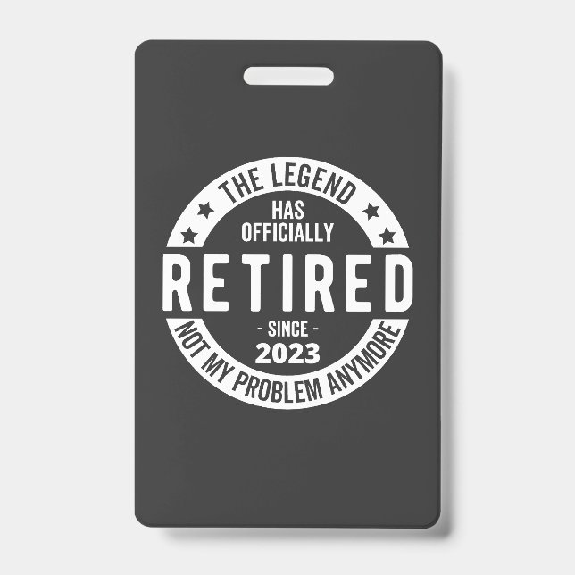 Badge retraité 2023 (Avant)
