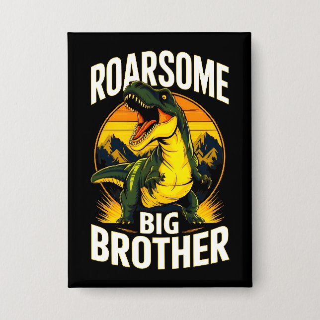 Badge Roarsome Dinosaur Big Brother (Recto)