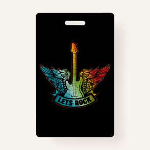 Badge Rock Legend Rock And Roll Music Guitar