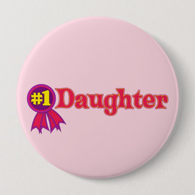Badge Rond 10 Cm #1 Fille (Devant)