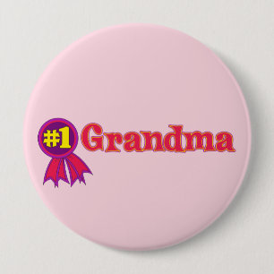 Badge Rond 10 Cm #1 Grand-mère