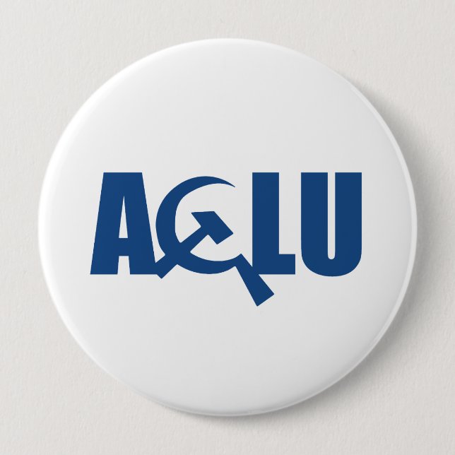 Badge Rond 10 Cm ACLU communiste (Devant)
