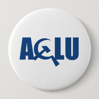 Badge Rond 10 Cm ACLU communiste
