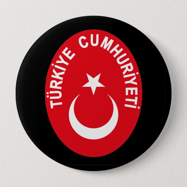 Badge Rond 10 Cm ACO de Turkiye (Turquie) (Devant)