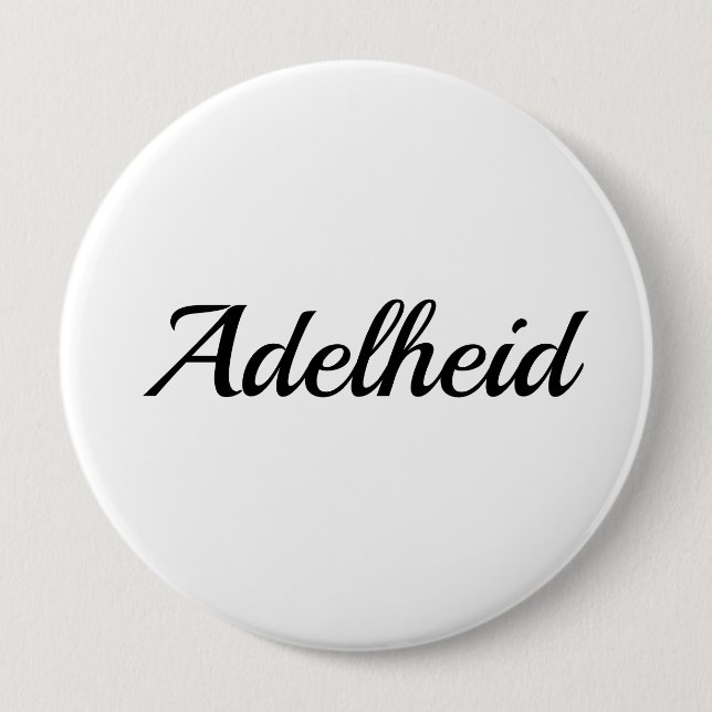 Badge Rond 10 Cm Adélaïde (Devant)