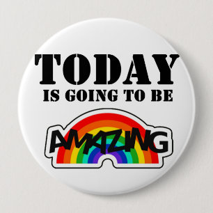 Badge Rond 10 Cm Affirmation d'individu