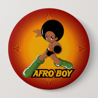 Badge Rond 10 Cm AfroBoy !