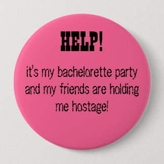 Badge Rond 10 Cm AIDE ! c'est ma partie de bachelorette…
