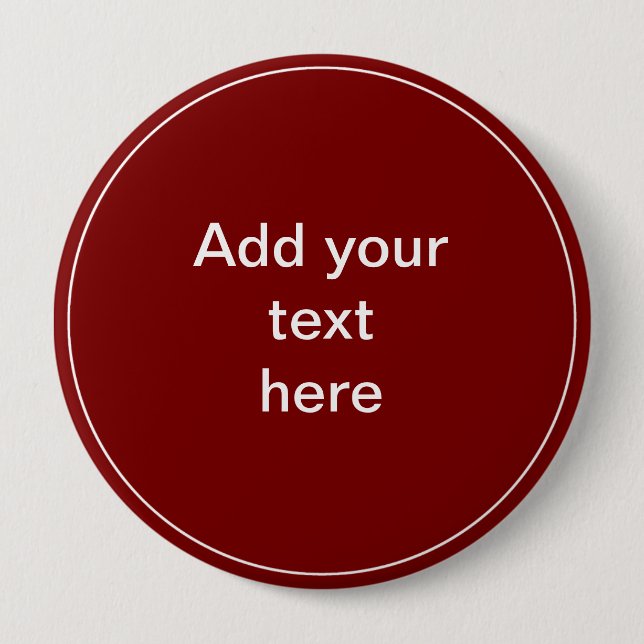 Badge Rond 10 Cm Ajouter votre texte ici - MODÈLE (Devant)