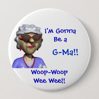 Badge Rond 10 Cm Aller être un bouton de GMA