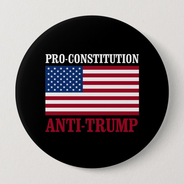 Badge Rond 10 Cm Anti-Atout de Pro-Constitution - Anti-Atout -- (Devant)