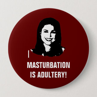 Badge Rond 10 Cm Anti- Christine O'Donnell