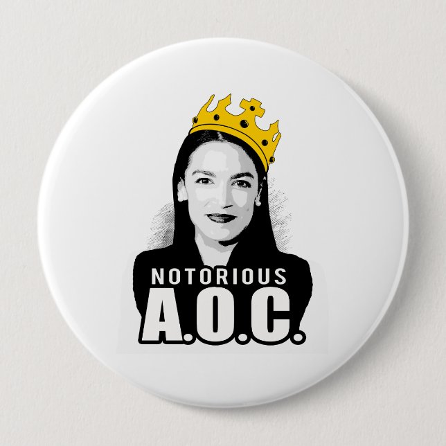 Badge Rond 10 Cm AOC notoire / A.O.C. notoire (Devant)