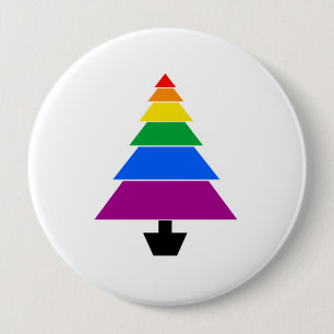 BADGE ROND 10 CM ARBRE D'ARC-EN-CIEL - .PNG