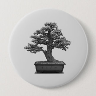 Badge Rond 10 Cm arbre de bonsaïs