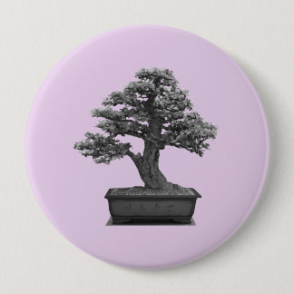 Badge Rond 10 Cm arbre de bonsaïs