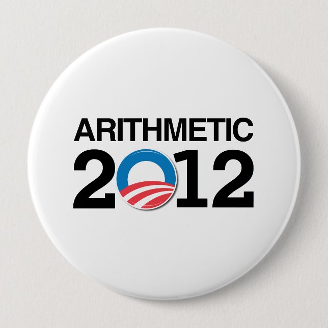 Badge Rond 10 Cm ARITHMÉTIQUE AVEC OBAMA -.png (Devant)