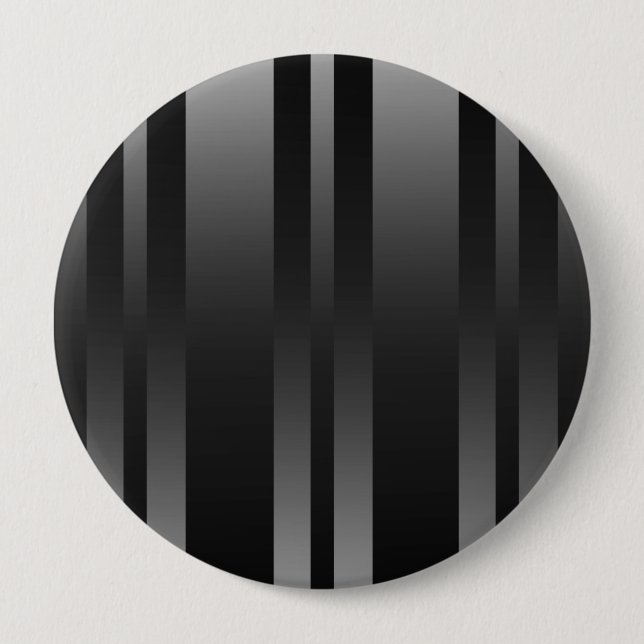 Badge Rond 10 Cm Arrière - plan Black Stripes (Devant)