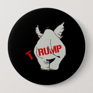 Badge Rond 10 Cm ATOUT - éléphant d'atout -