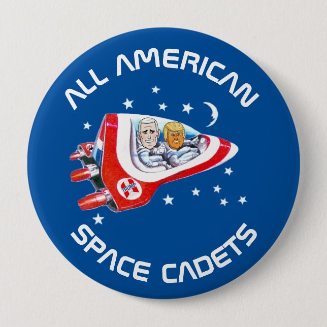 Badge Rond 10 Cm Atout et penny (Devant)