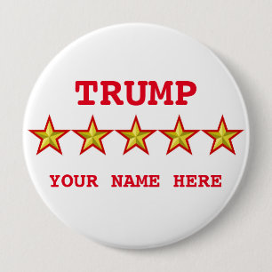 BADGE ROND 10 CM ATOUT ET VOUS BOUTON DE CAMPAGNE - AJOUTEZ VOTRE
