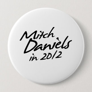 Badge Rond 10 Cm Autographe de MITCH DANIELS 2012