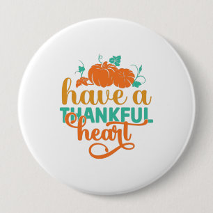 Badge Rond 10 Cm Ayez Un Coeur Heureux