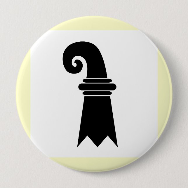 Badge Rond 10 Cm Bâle, Suisse (Devant)
