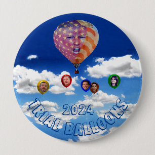 Badge Rond 10 Cm Ballons d'essai 2024