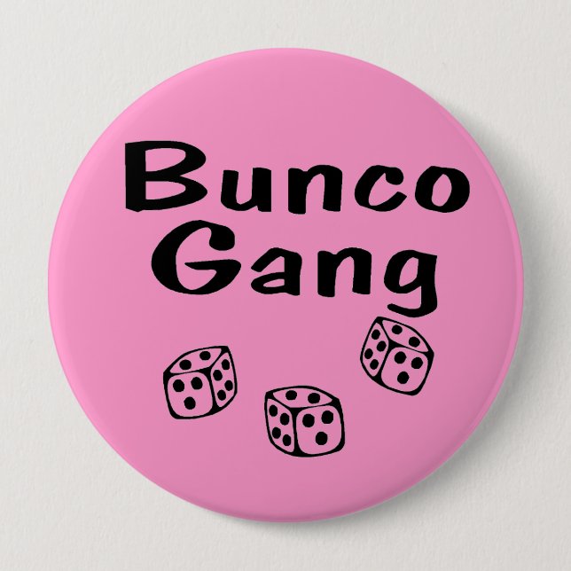 Badge Rond 10 Cm Bande de Bunco (Devant)