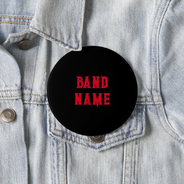 Badge Rond 10 Cm Bande personnalisée (En situation)