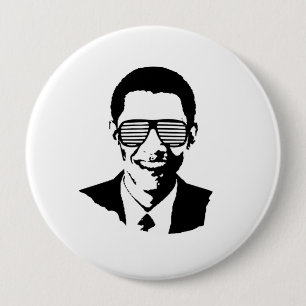 Badge Rond 10 Cm BARACK OBAMA SUNGLASSES STRIPES -.png
