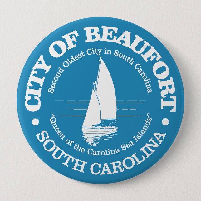 Badge Rond 10 Cm Beaufort SC (voilier) (Devant)