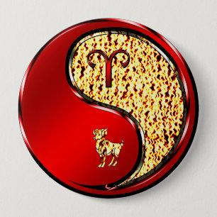Badge Rond 10 Cm Bélier