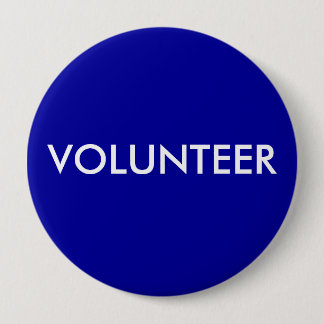 BADGE ROND 10 CM BÉNÉVOLE