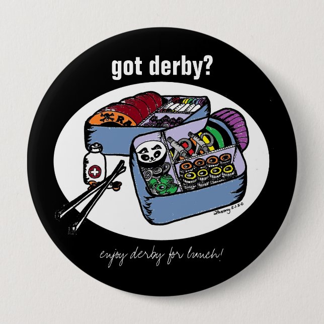 Badge Rond 10 Cm bento de Derby (Devant)