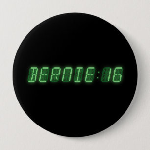 Badge Rond 10 Cm Bernie Sanders Time